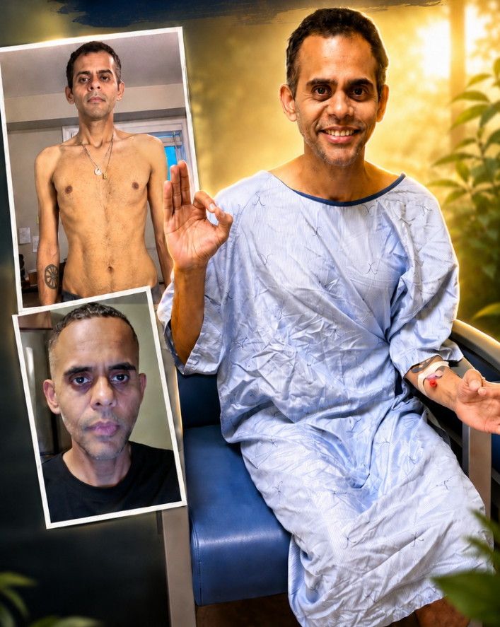 Kartik Iyer during his illness, in hospital care